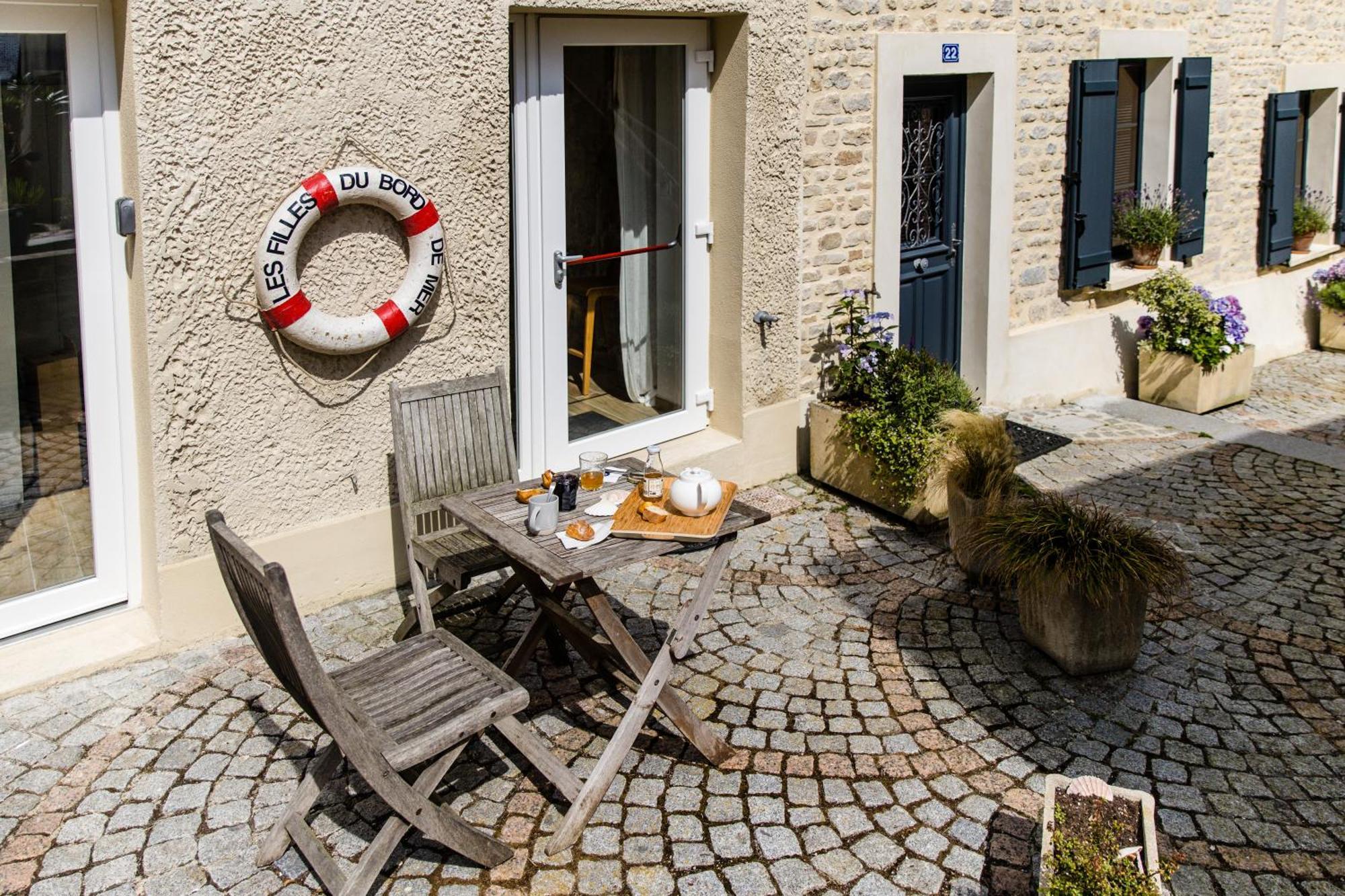Mer Nature, Appartement Spacieux By Les Filles Du Bord De Mer, Petite Terrasse Vue Mer Port-en-Bessin-Huppain Exteriér fotografie